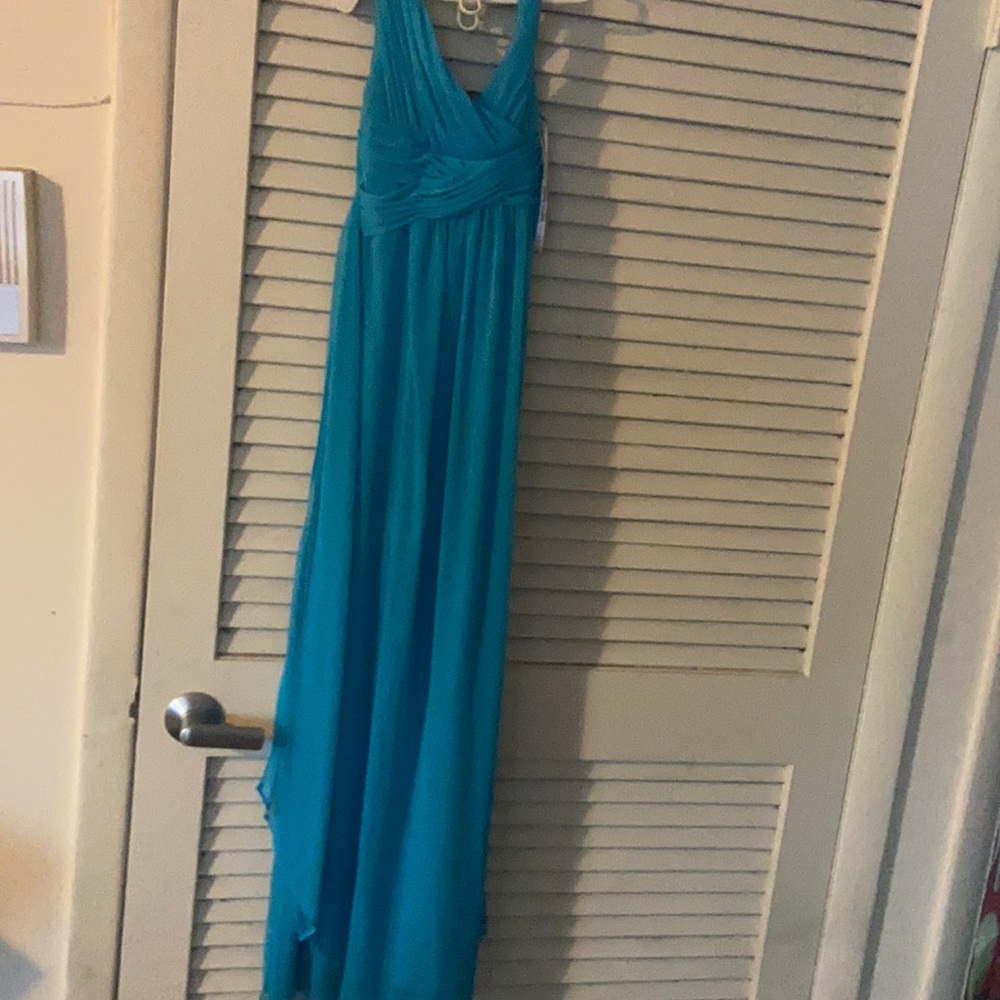 Turquoise formal dress